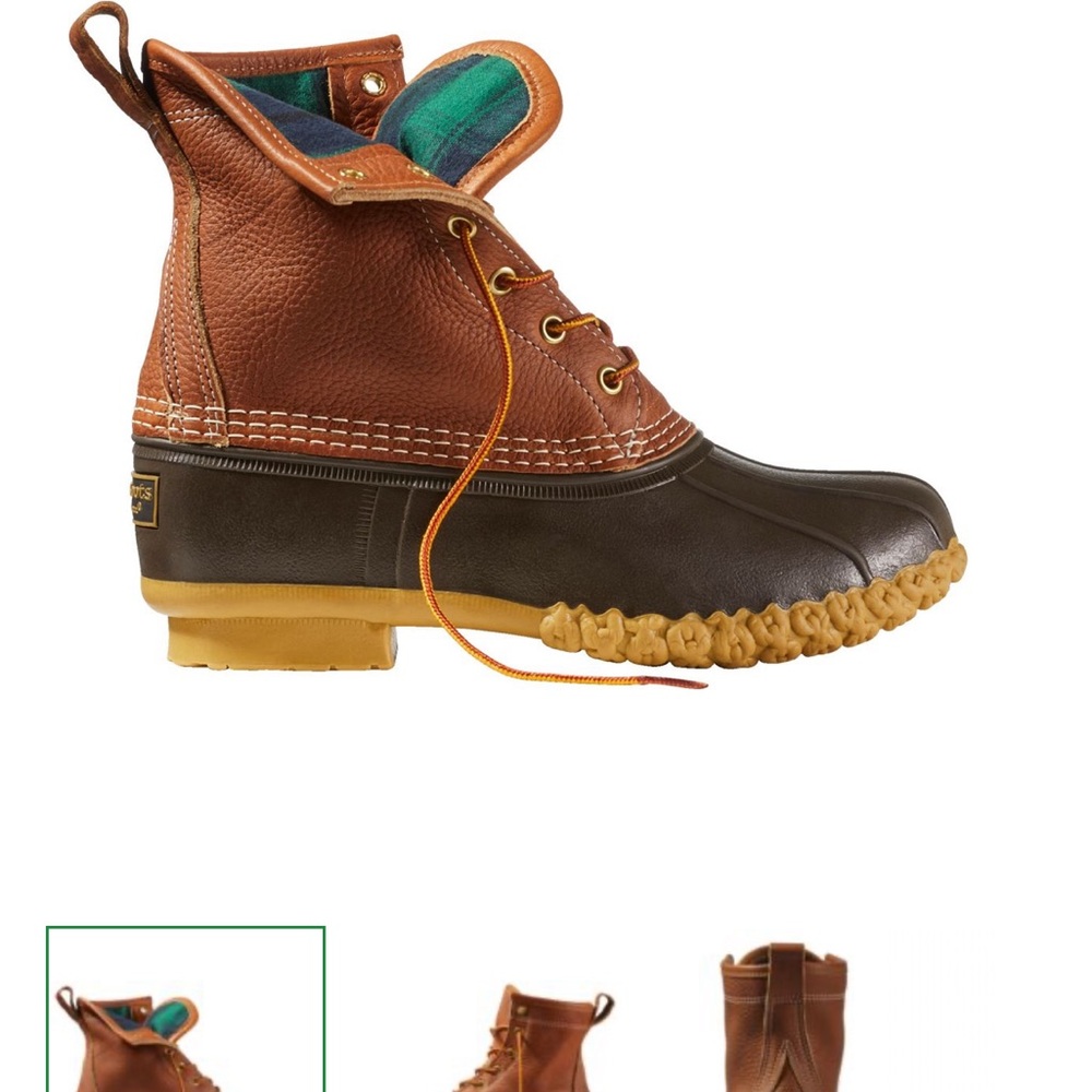 L.L. Bean Women's Bean Boots, 8" Flannel-Lined Insulated